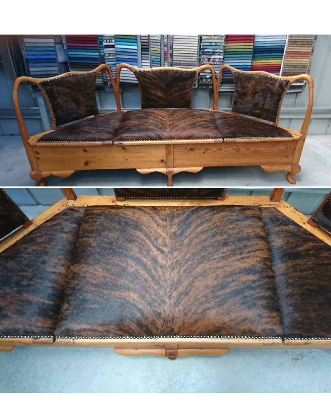 robert_langham_upholstery_Launceston Upholstery cowhide furniture