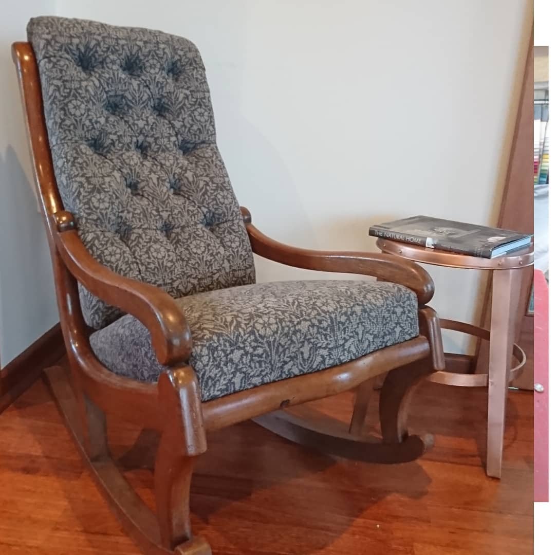 robert_langham_upholstery_Launceston Upholstery rocking chair