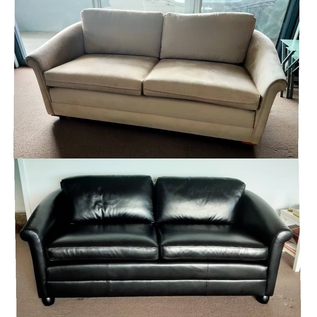 robert_langham_upholstery_Launceston Upholstery leather sofa
